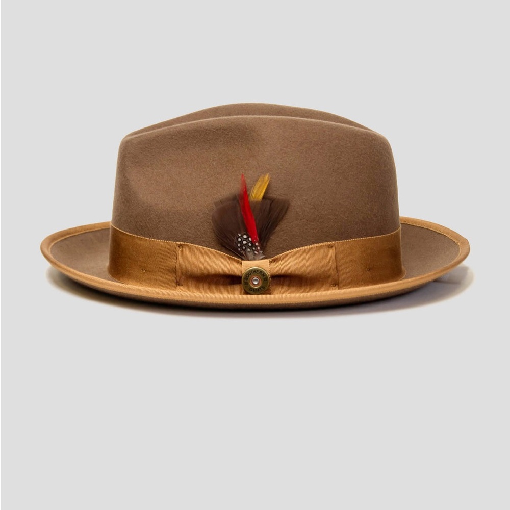 Southern Gents Trilby Fedora Hat 7-3/4”